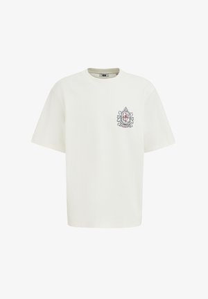 WE Fashion, T-shirt con stampa - off-white