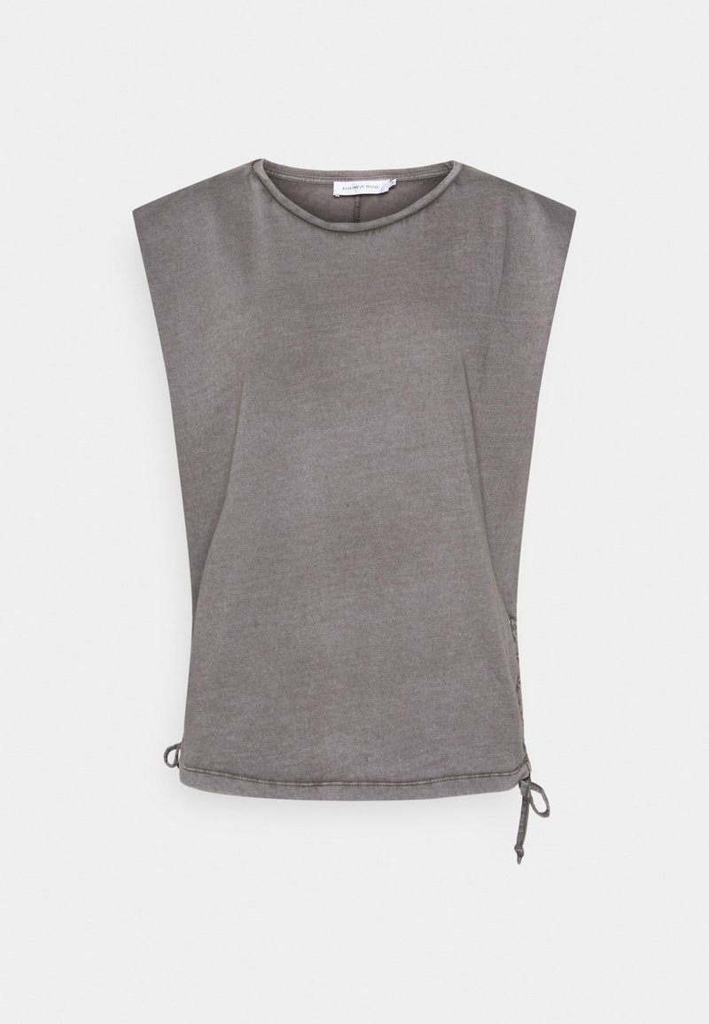 Lounge Nine T-shirt basic donkergrijs