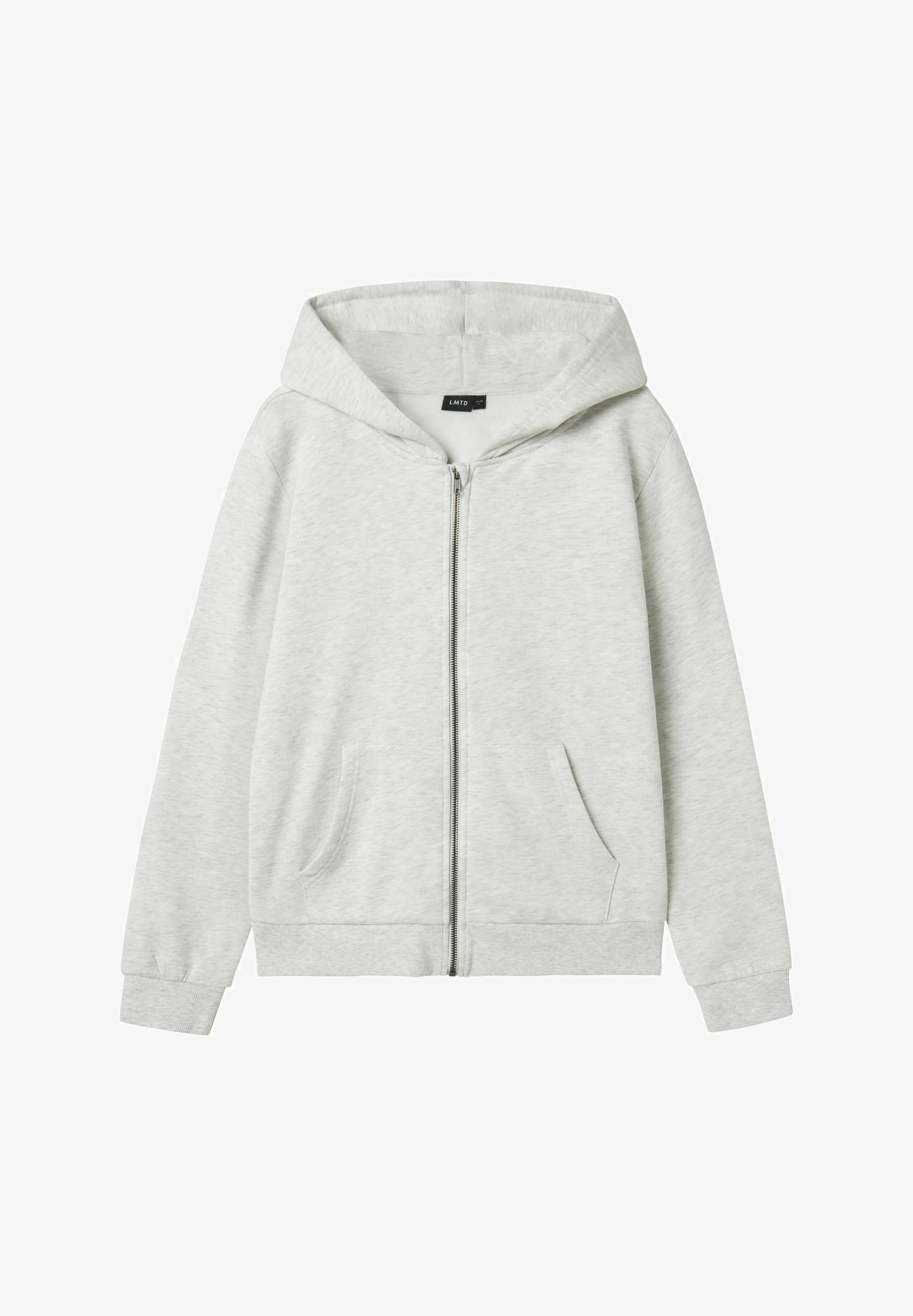 LMTD Zip-up sweatshirt light grey melange/grey Zalando