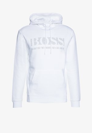 BOSS Jersey con capucha - white