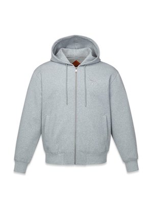 MCM KAPUZENPULLI ESSENTIAL MIT LOGO - Sweatjacke - grey