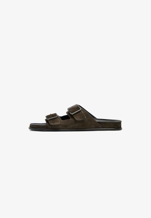 Massimo Dutti, Slip-on sandaler - brown