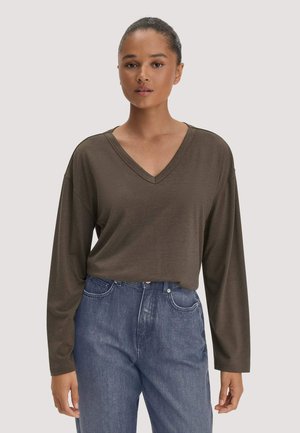 hessnatur, HESSNATUR - Langarmshirt - vintage oliv