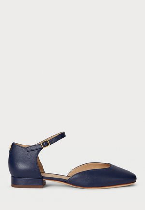 EMELLIE FLATS MARY JANE - Sandalai - refined navy
