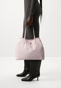 Guess VIKKY II SET - Veľká kabelka - light pink logo
