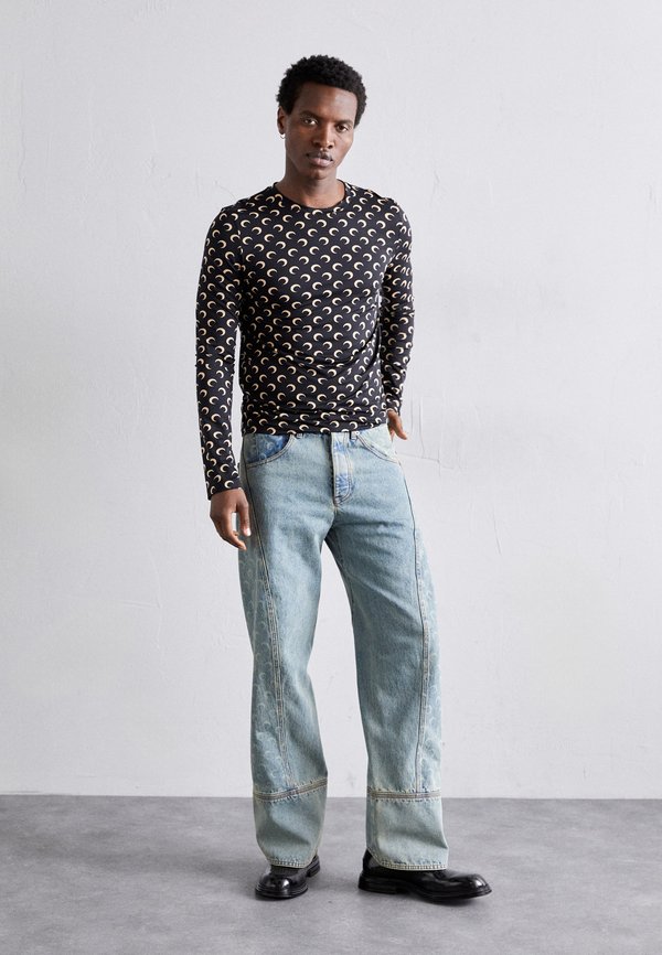 MOON LASER CURVED - Relaxed fit jeans - light beige4