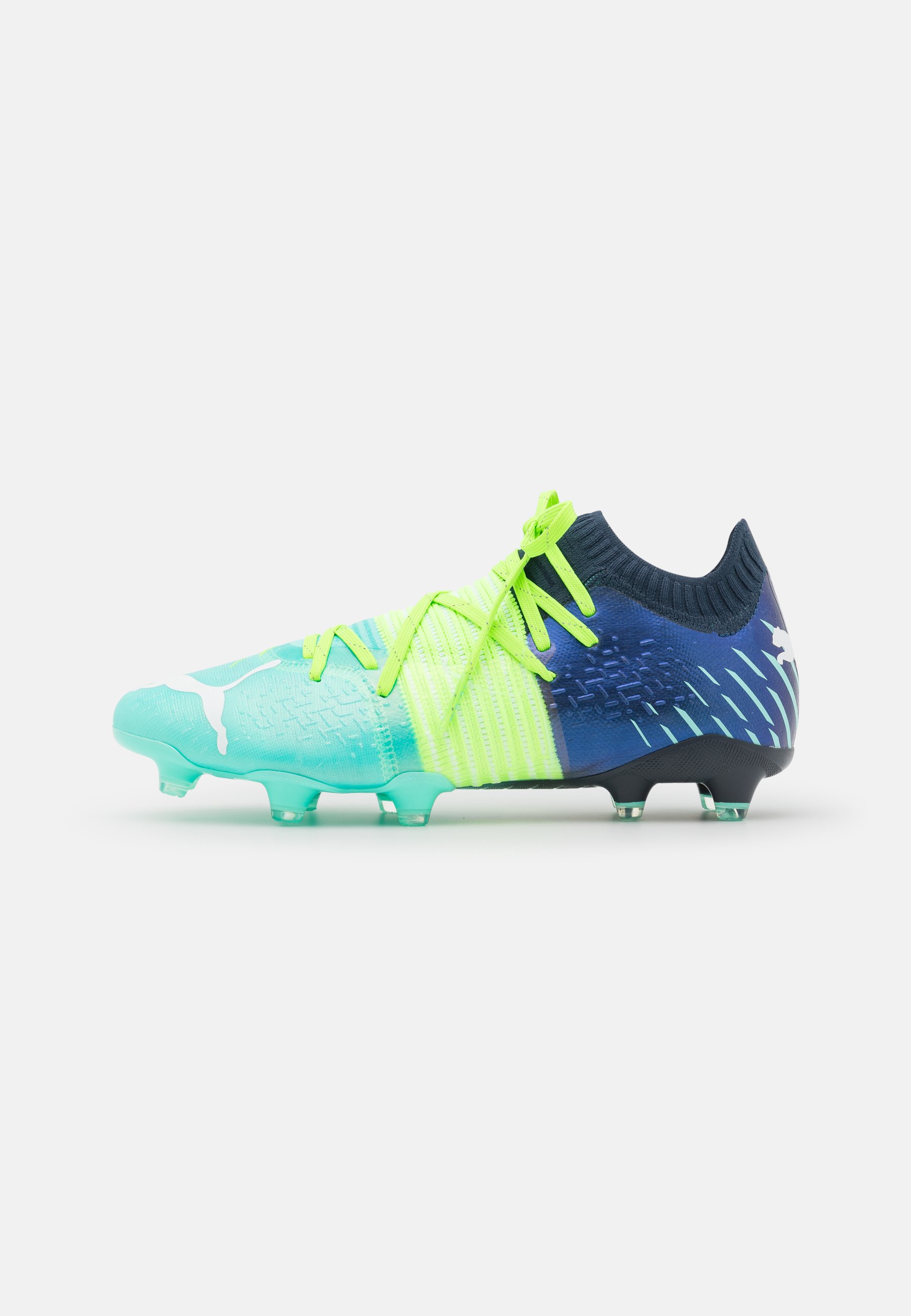 Puma 1.2 - Botas de fútbol con tacos - green glare/aqua/spellbound/verde - Zalando.es