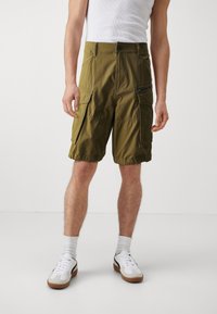 G-STAR ROVIC ZIP - Rövidnadrágok - tobacco