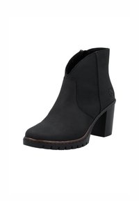 Rieker Bottines à plateau - schwarz
