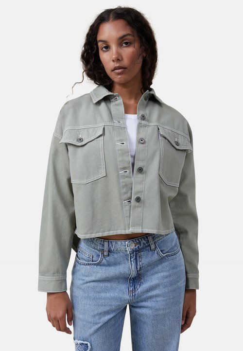 veste en jean femme de marque pas cher
