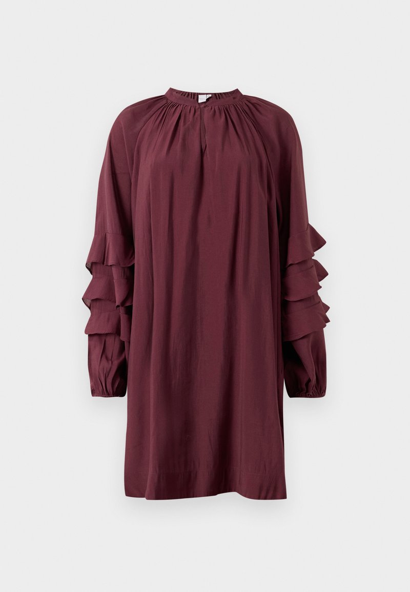 YAS Jurk bordeauxrood