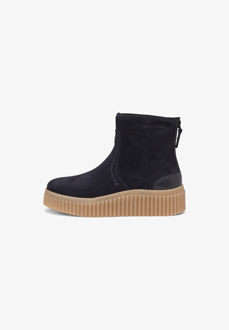 Marc O'Polo Platform ankle boots - navy
