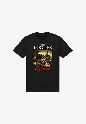 Henry Tiger, THE POGUES - RUM SODOMY AND THE LASH FOLK PUNK MUSIC BY ROCK OFF - T-shirt imprimé - black