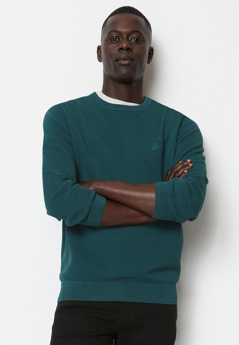 Marc O'Polo CREWNECK - Strickpullover - tranquil teal