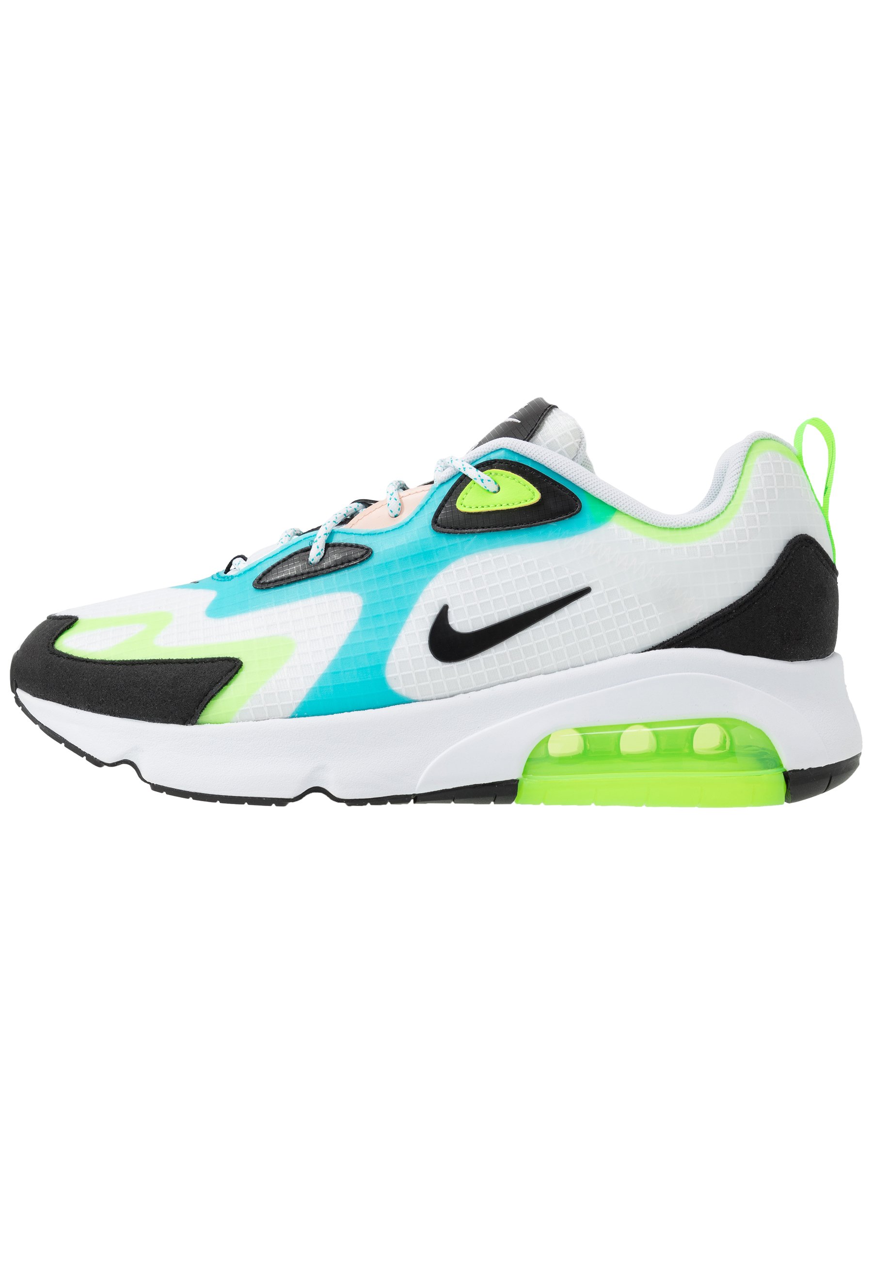 AIR MAX 200 SE - Sneakers laag - white/black/electric green/oracle aqua/washed coral AIR MAX 200 SE - Sneakers laag - white/black/electric green/oracle aqua/washed coral