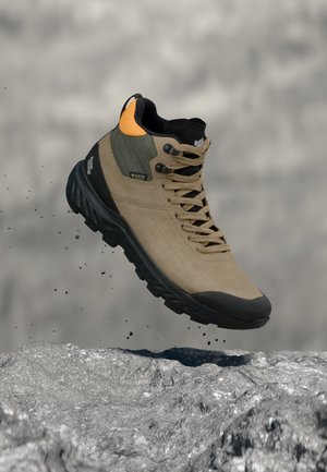 Hanwag KADURO MID GTX - Hiking shoes - lightbrown/orange