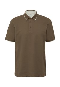 SPORTIVES - MIT KONTRAST-DETAILS - Poloshirt - braun