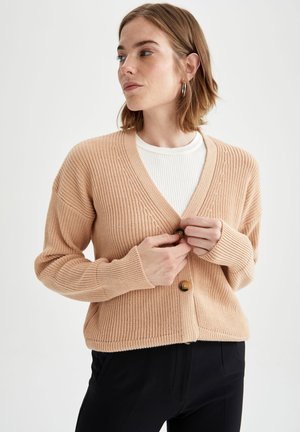 LOOSE FIT - Cardigan - beige