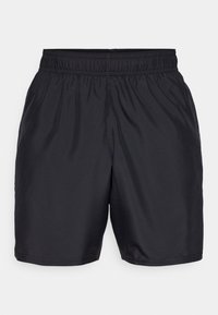 TECH WOVEN WORDMARK - Pantaloncini sportivi - black/high-vis yellow