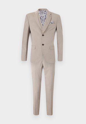 Isaac Dewhirst THE FASHION NOTCH SLIM SUIT - Öltöny - taupe