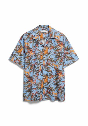 ARMEDANGELS, AOP DOG - Shirt - wedgwood
