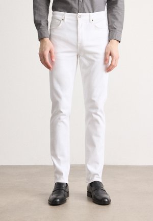 BOSS DELAWARE BO - Prigludę džinsai - white