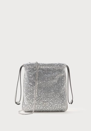 SLOUCHY COULISSE BABY FULL STRASS - Ülerinna-kott - silver-coloured