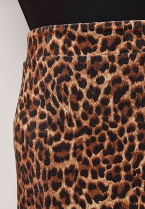 MADELEINE, MAXIROCK - Jupe longue - black brown multicolor