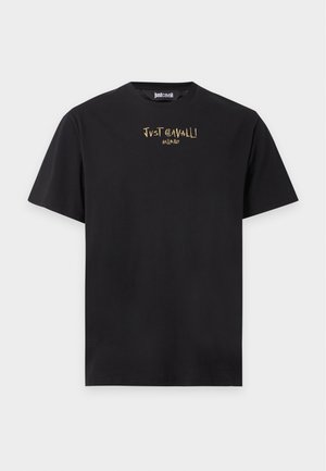 Just Cavalli, LOGO - Μπλουζάκι με στάμπα - black