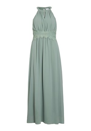 VILA VIMILINA HALTERNECK NOOS - Robe longue - green milieu
