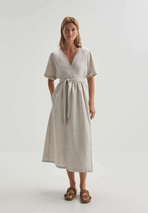 WRAP - Denní šaty - beige