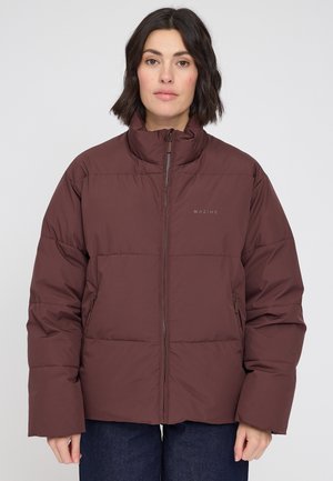 LOOSE FIT PUFFER  - Winter jacket - deep mahogany