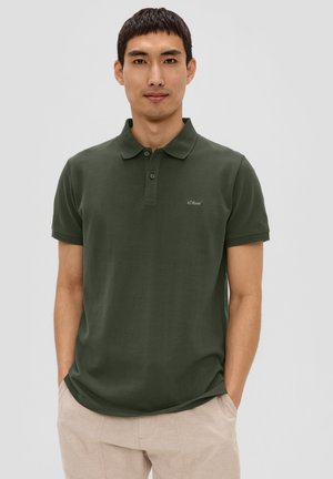 MIT LOGO-STICKEREI - Poloshirt - tannengrün