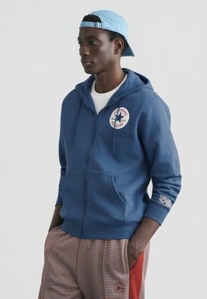 CHUCK STANDARD FIT - Cipzáras pulóver - slacker blue