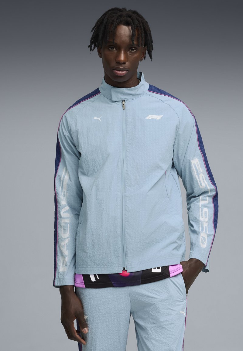 Puma F1 LIFESTYLE T7 - Sportovní bunda - seafoam