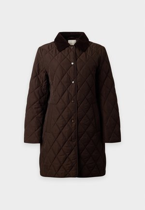 GANT, FITTED QUILTED - Χειμωνιάτικο παλτό - deep brown