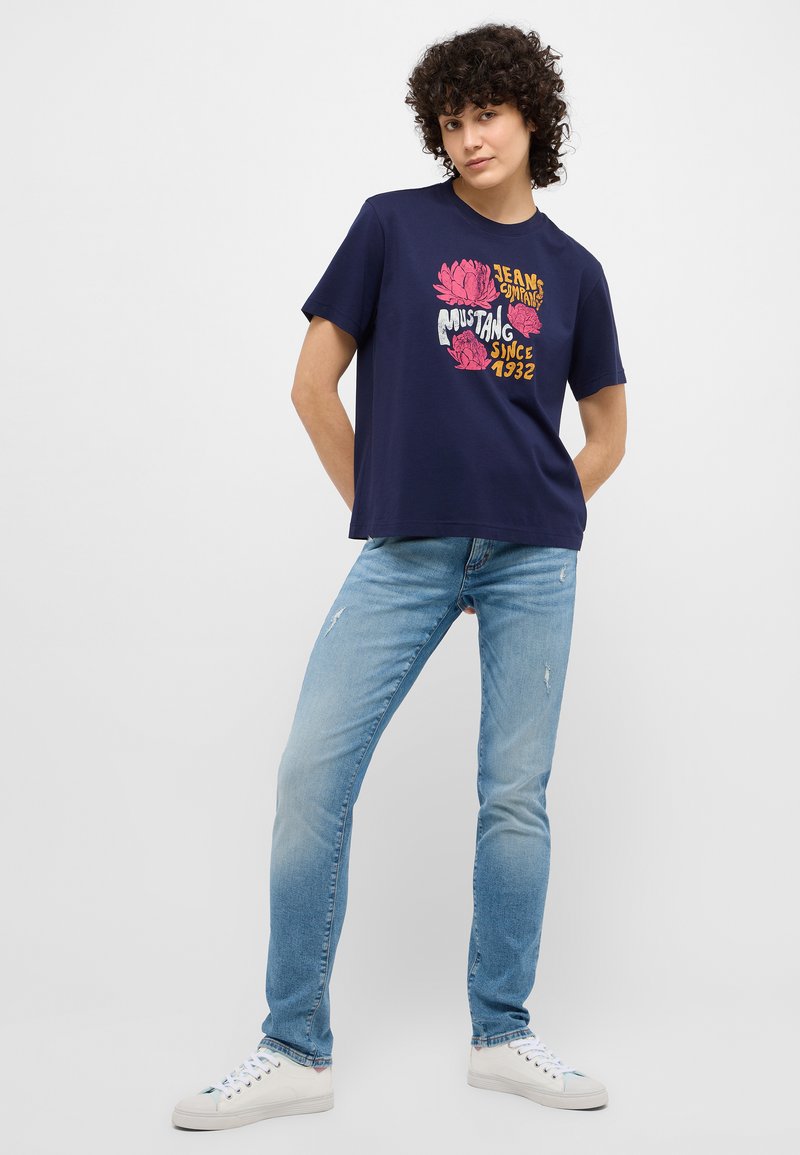 mustang Jeans Tapered Fit blauw mustang Jeans Tapered Fit blauw