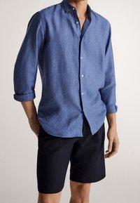 Massimo Dutti Shorts - blue-black denim