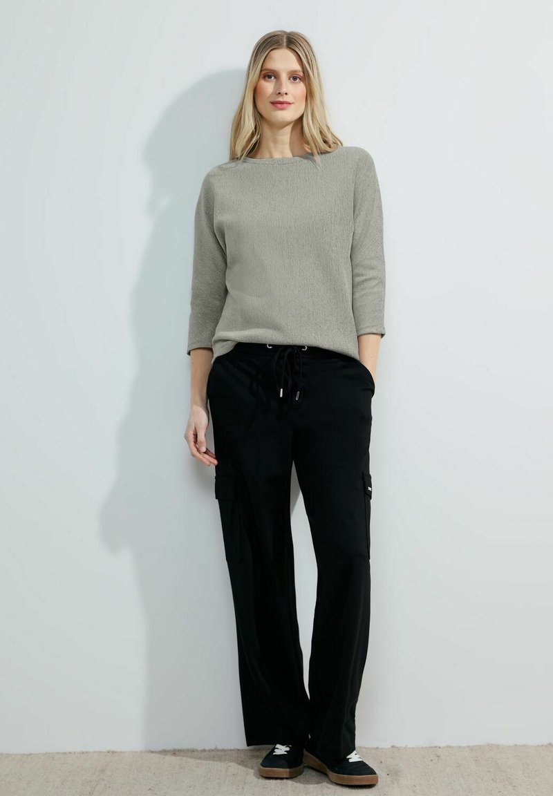 Cecil Maglietta da donna con motivo, Strong Khaki, M