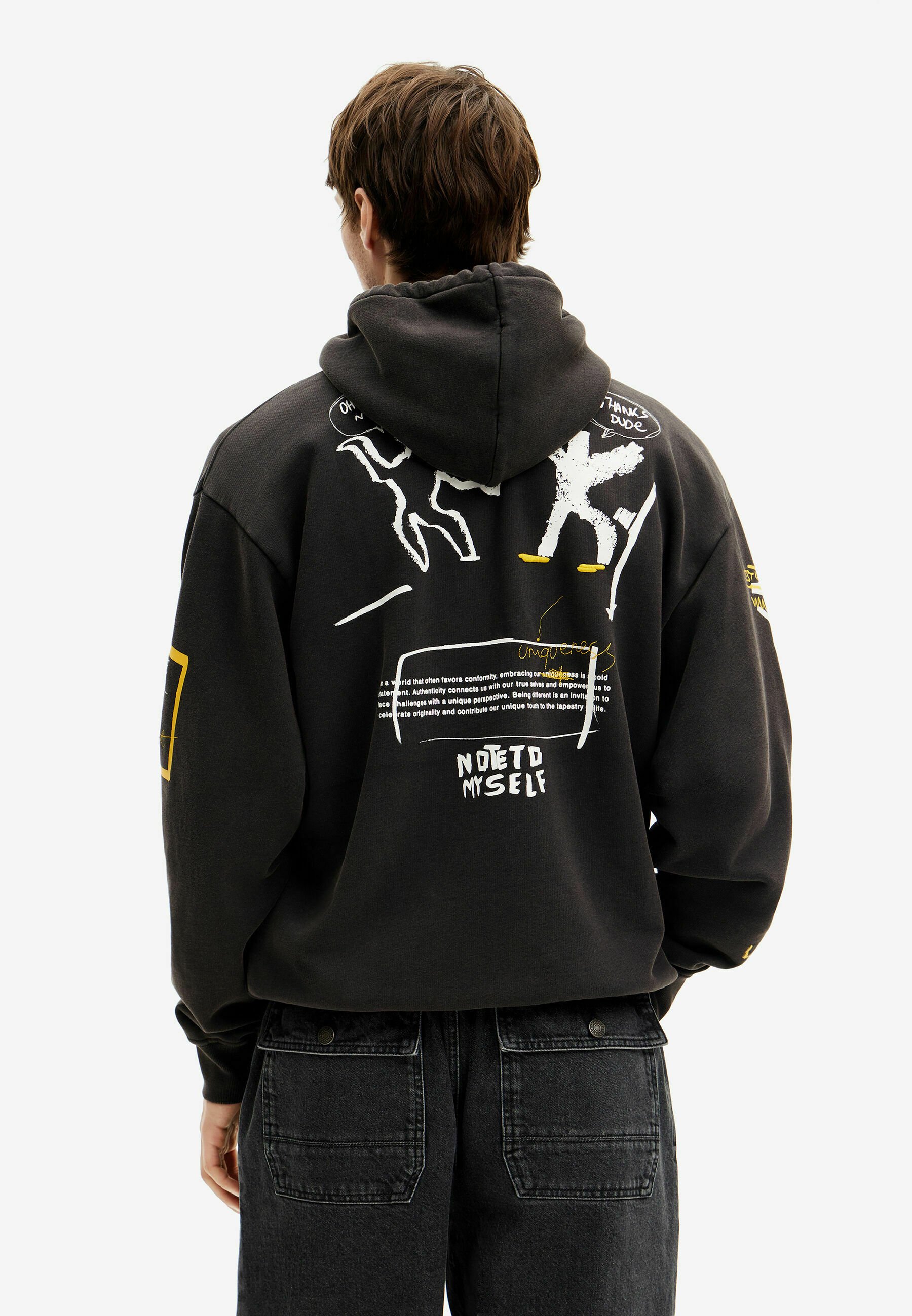 Desigual Hoodie - black - Zalando