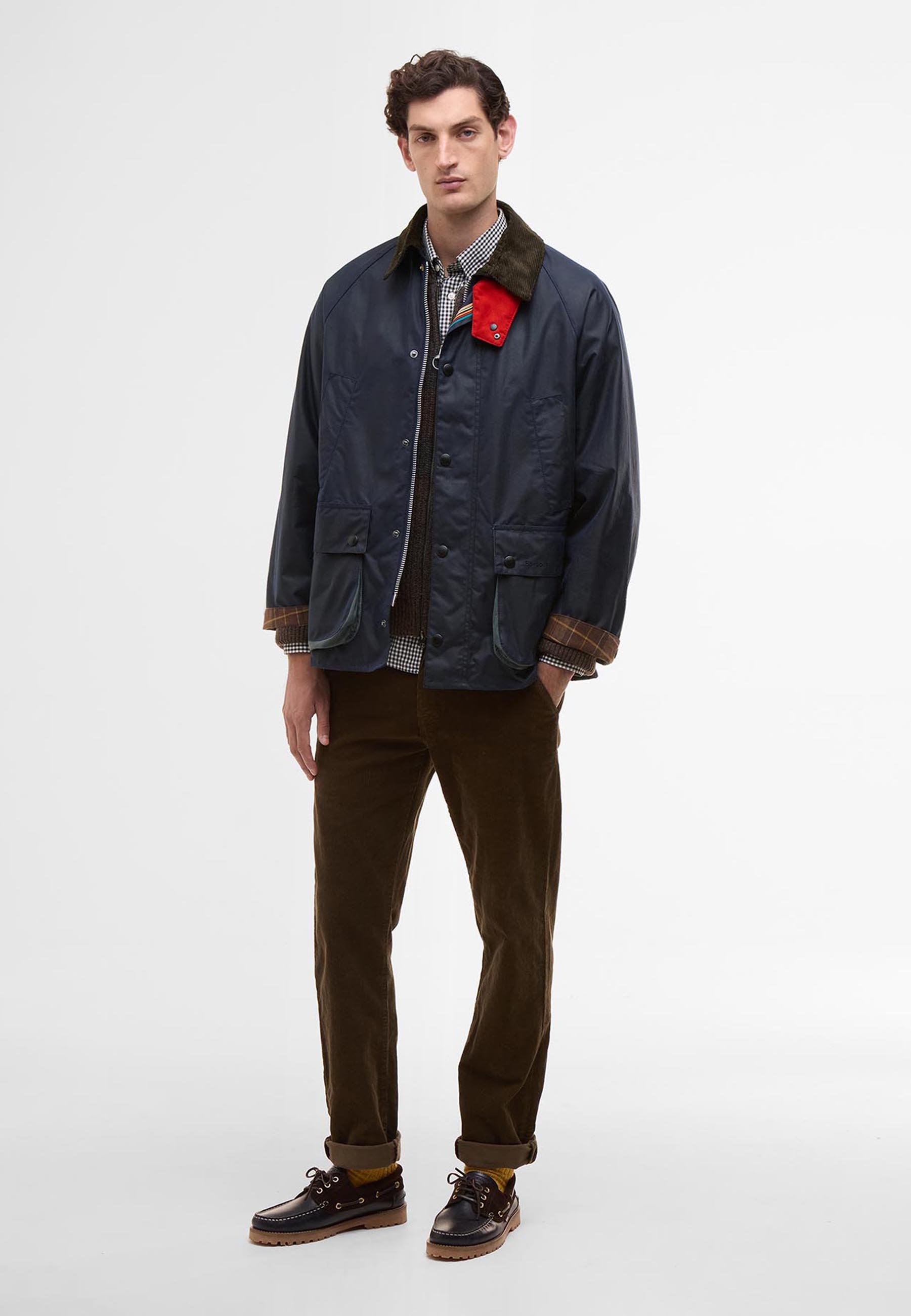 Paul Smith Barbour Bedale ミックスアップ フード付き Paul Smith Barbour Bedale ミックスアップ ジャケット Barbour PAUL