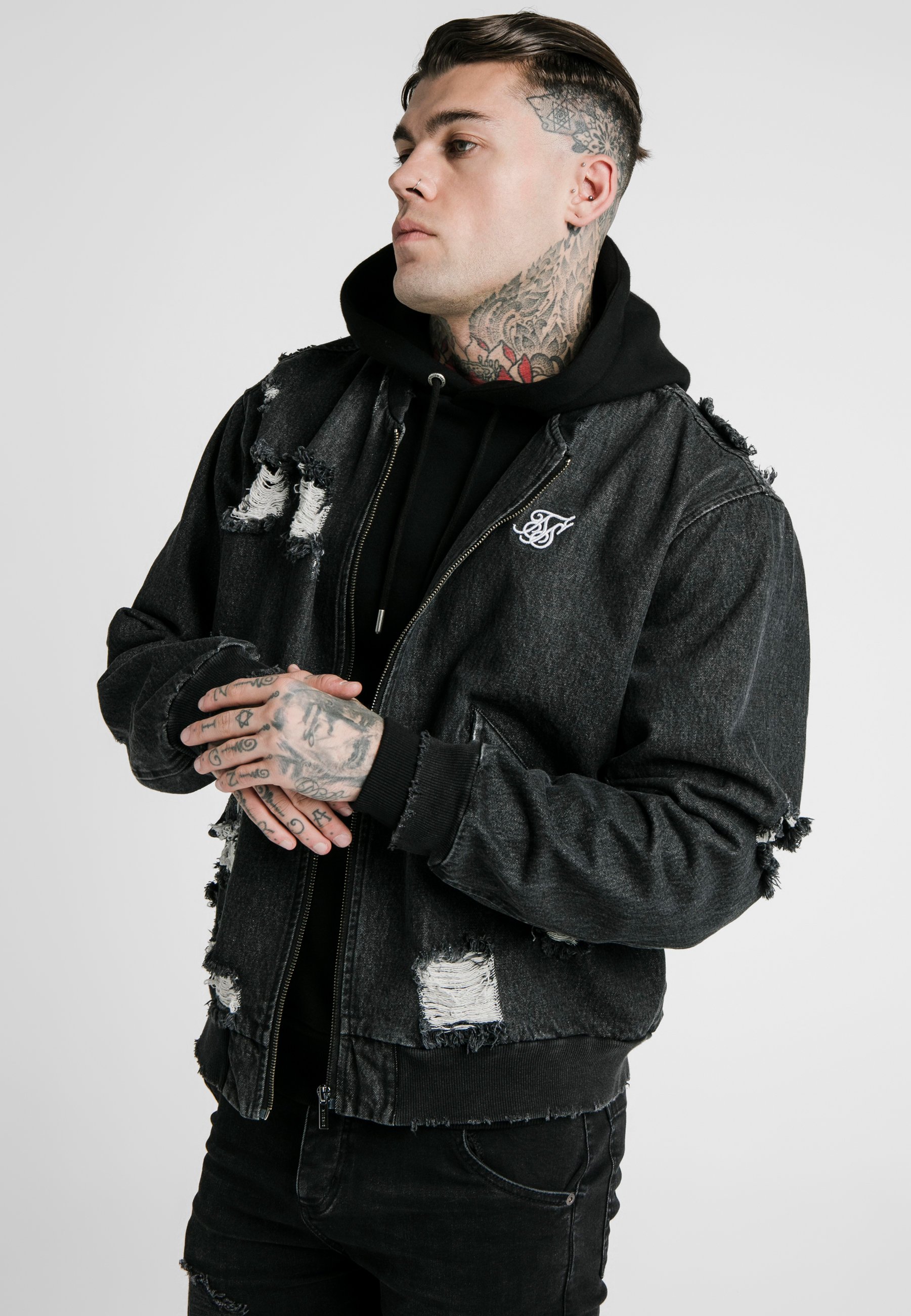 siksilk denim jacket