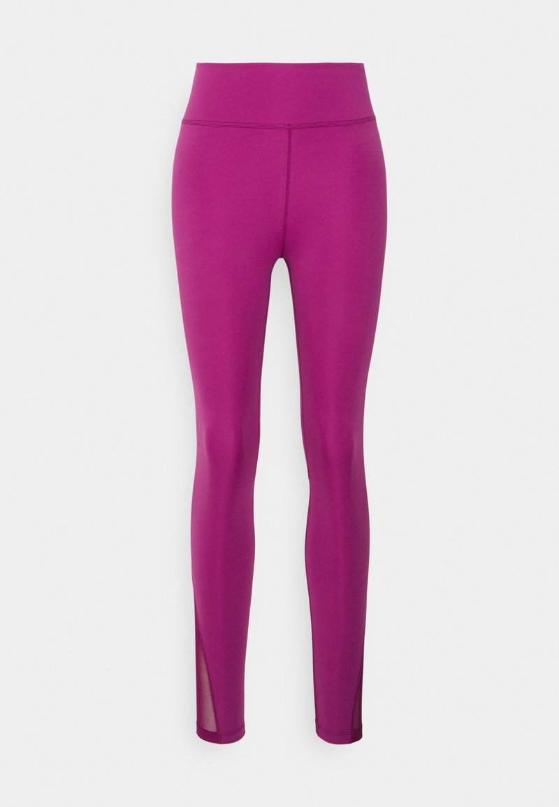 Nike Performance ONE - Leggings - sangria/white