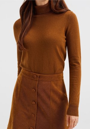 Jumper - mottled light brown