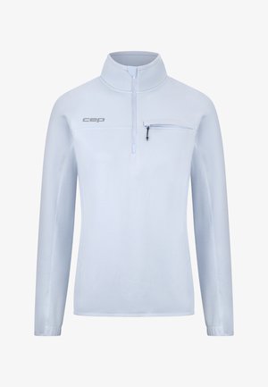 CEP, CORE RUN THERMAL LONG SLEEVE ZIP SHIRT - Longsleeve - light blue