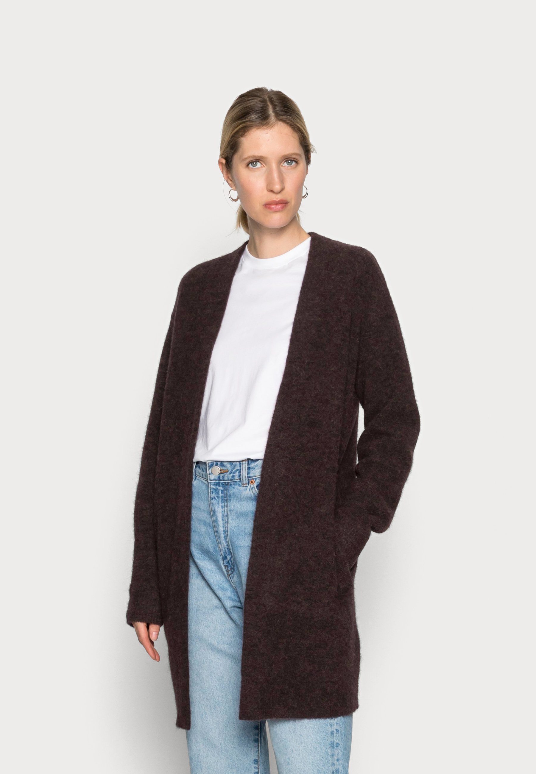 chocolate cardigan