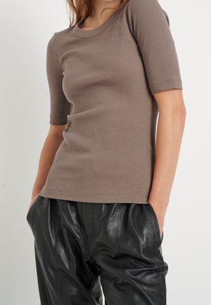 T-shirt basique - brown