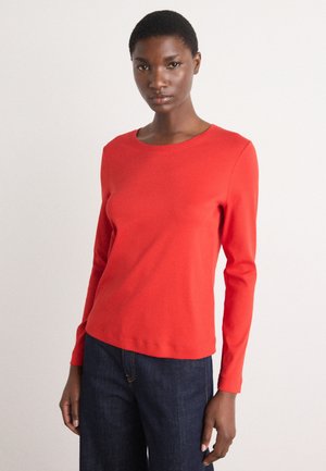 Langarmshirt - cranberry