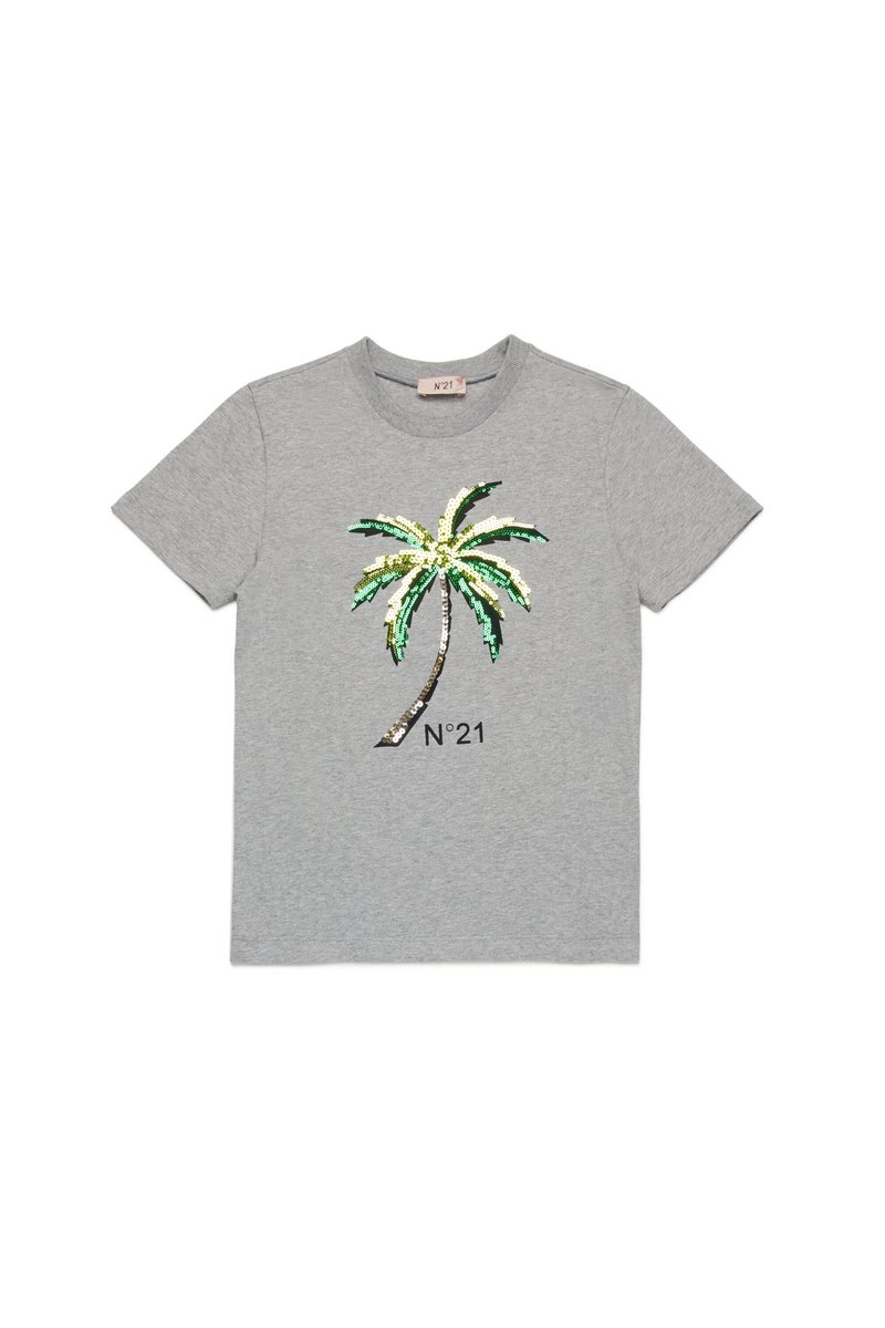 N°21 T-shirt print grijs