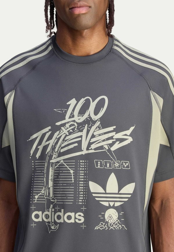 100 THIEVES - Print T-shirt - carbon4